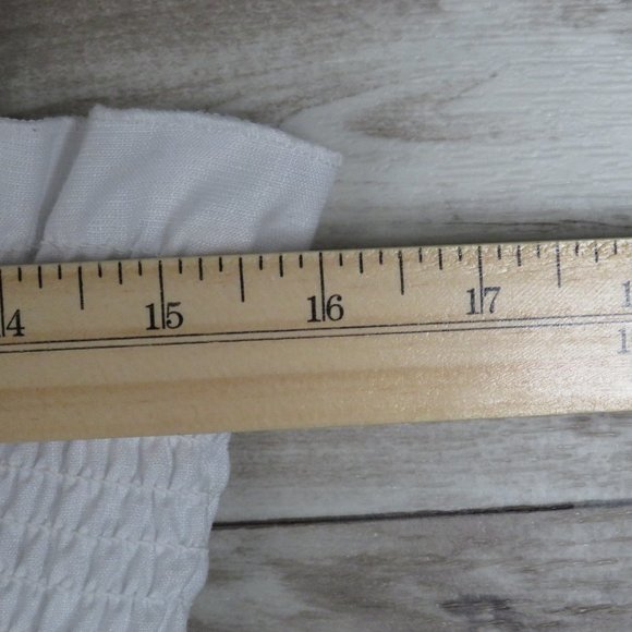 Derek Heart* Women's Smock Top Sleeveless Ruffled Strap Romper~ Size Medium - Picture 8 of 12